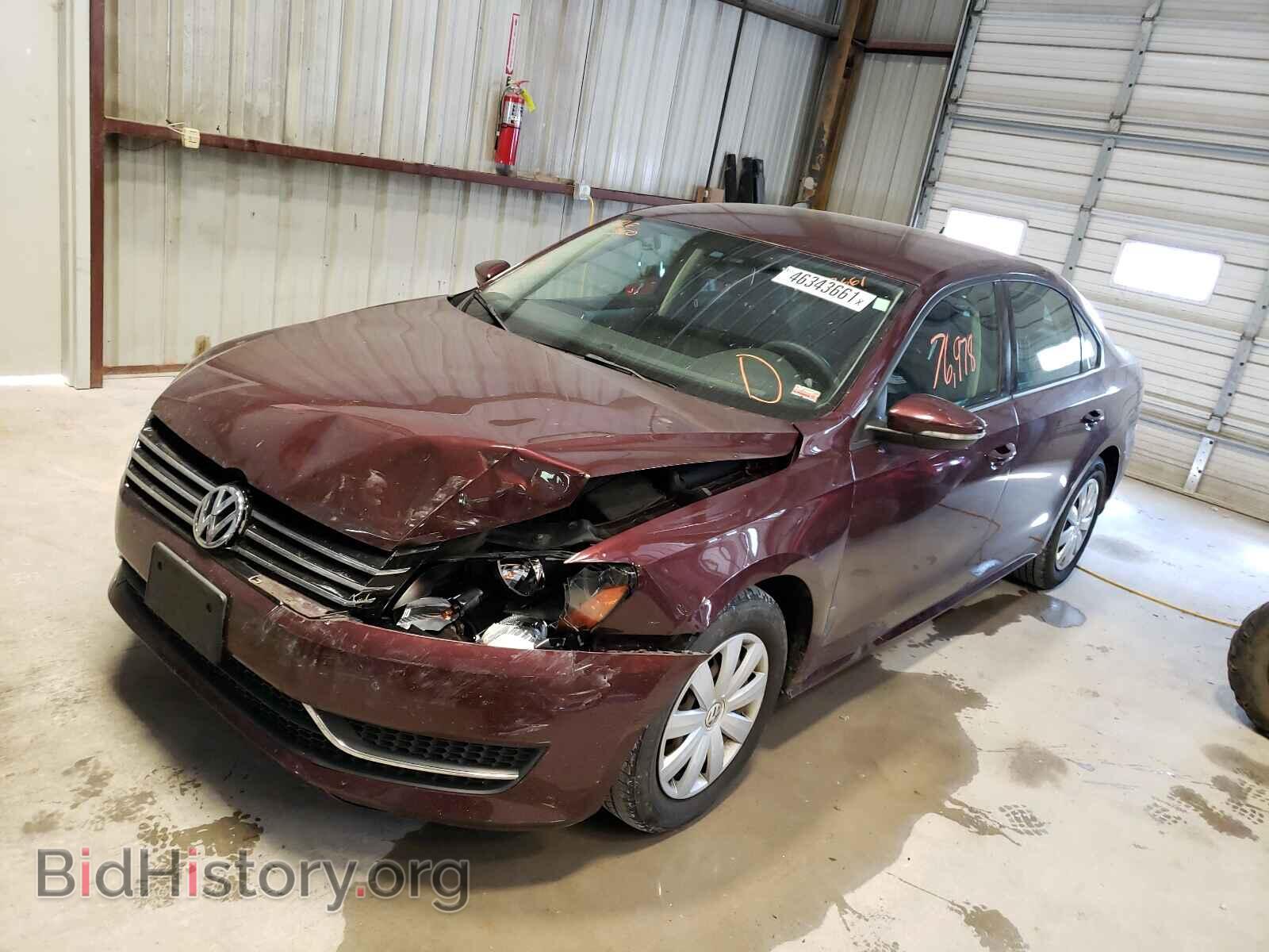 2012 VOLKSWAGEN PASSAT - VIN: 1VWAP7A32CC072058 - Фото 2