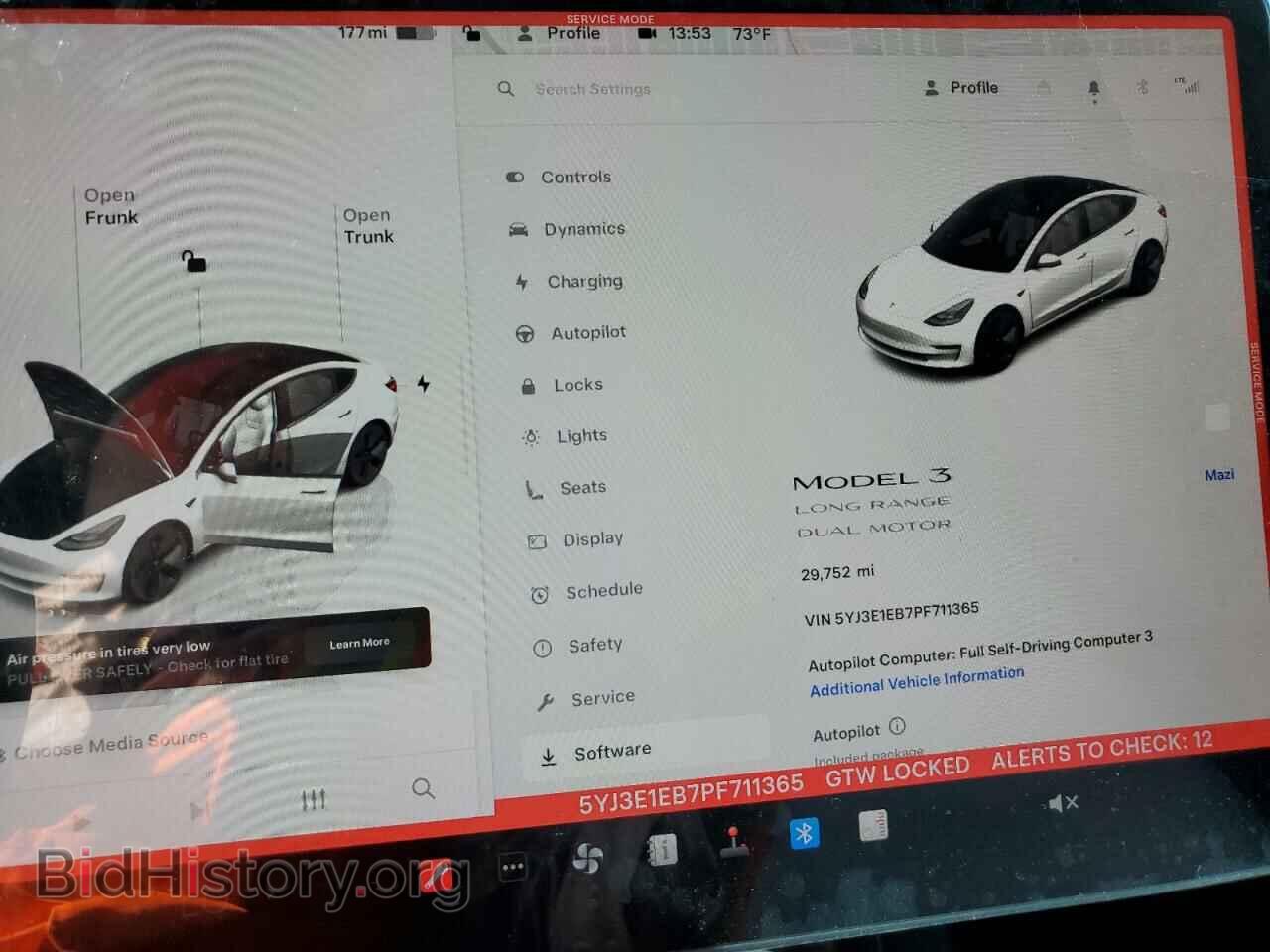 2023 TESLA MODEL 3 - VIN: 5YJ3E1EB7PF711365 - Фото 9