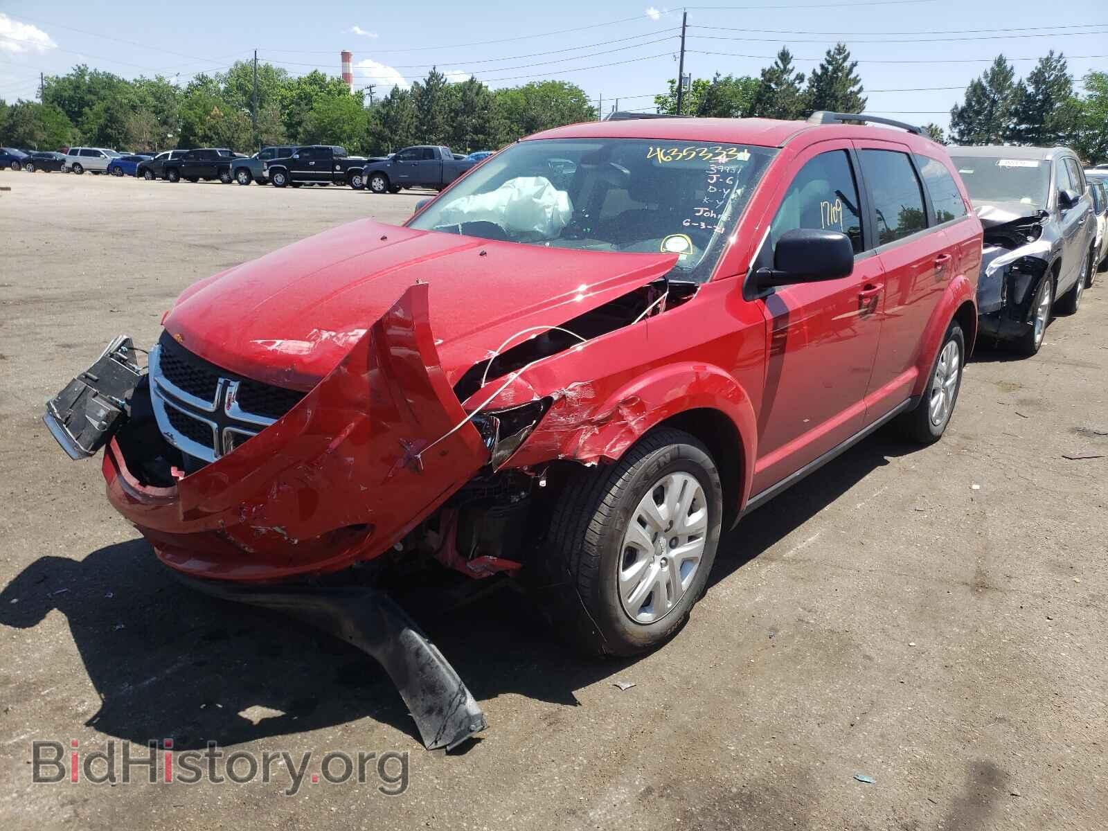 2019 DODGE JOURNEY - VIN: 3C4PDCAB9KT870419 - Фото 2