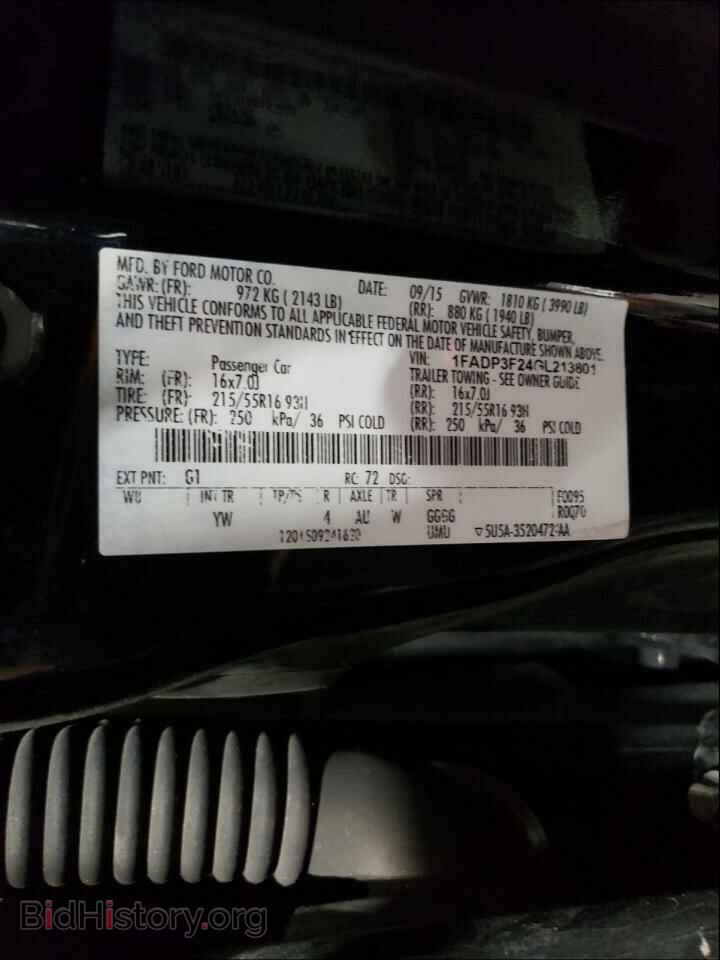 2016 FORD FOCUS - VIN: 1FADP3F24GL213801 - Photo 10