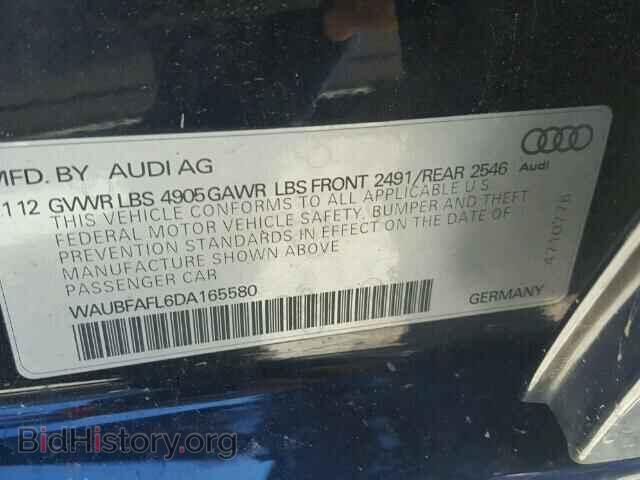 2013 AUDI A4 - VIN: WAUBFAFL6DA165580 - Photo 10