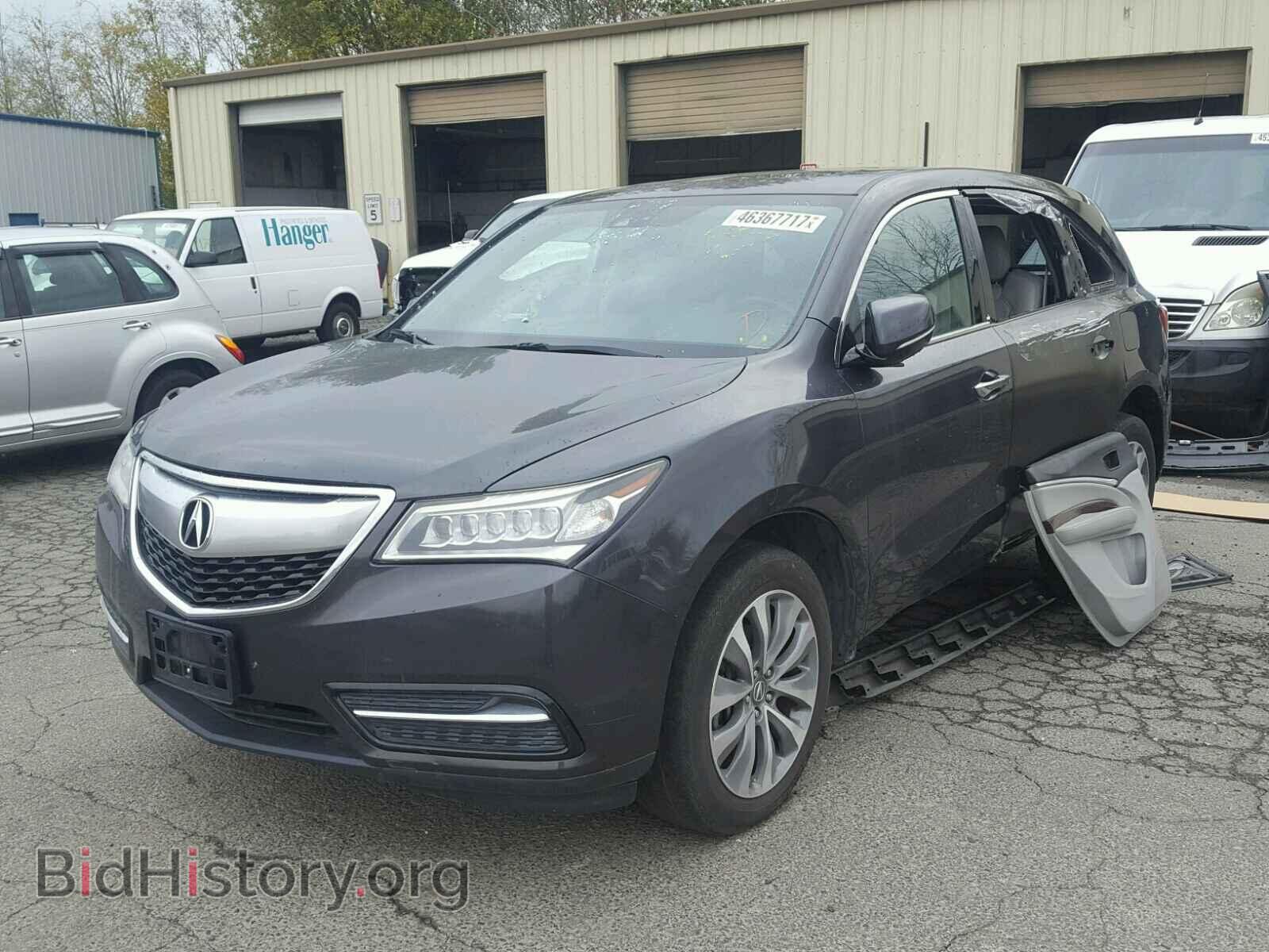 2014 ACURA MDX - VIN: 5FRYD3H41EB002265 - Фото 2