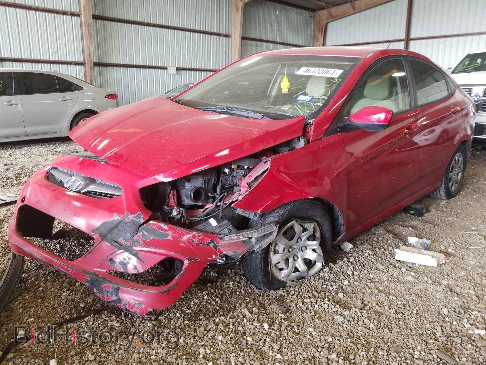 2014 HYUNDAI ACCENT - VIN: KMHCT4AE1EU760648 - Фото 2