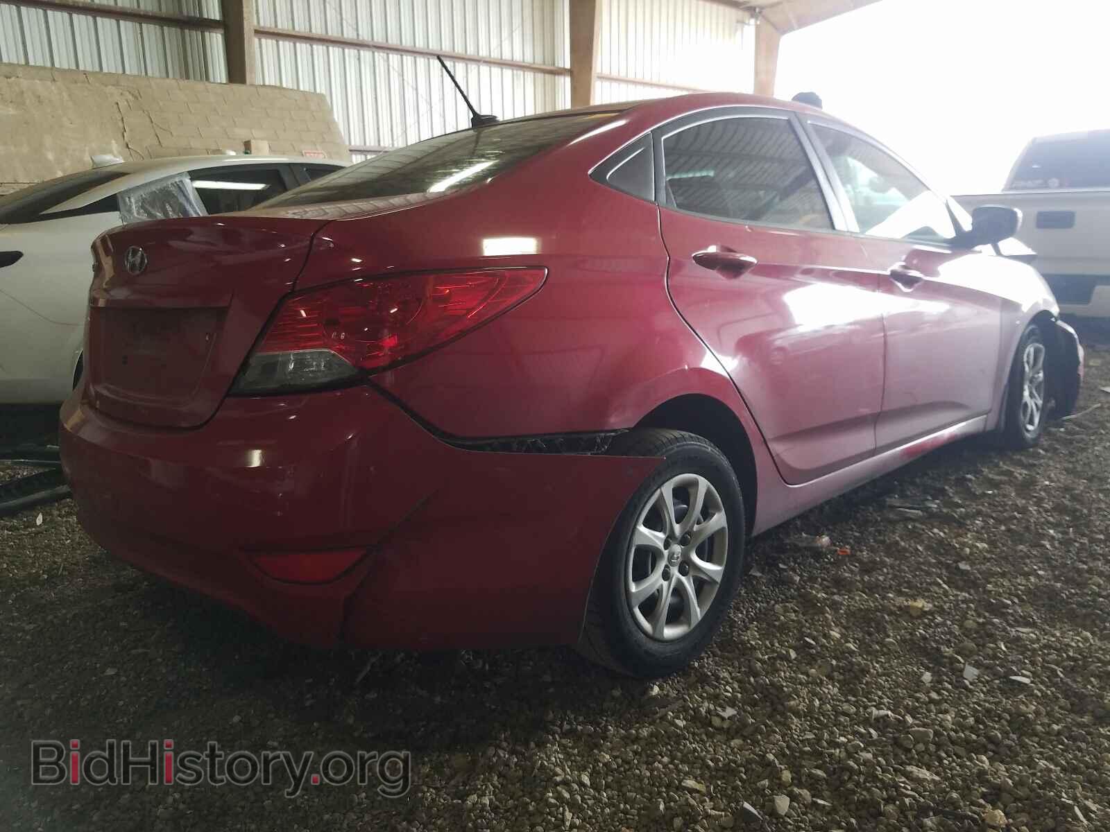 2014 HYUNDAI ACCENT - VIN: KMHCT4AE1EU760648 - Фото 4