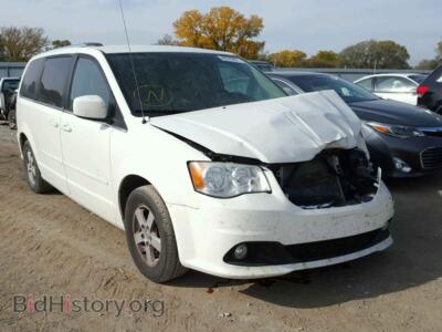 2011 Dodge CARAVAN Grand Cara, белый — VIN 2D4RN5DG5BR661225, Copart