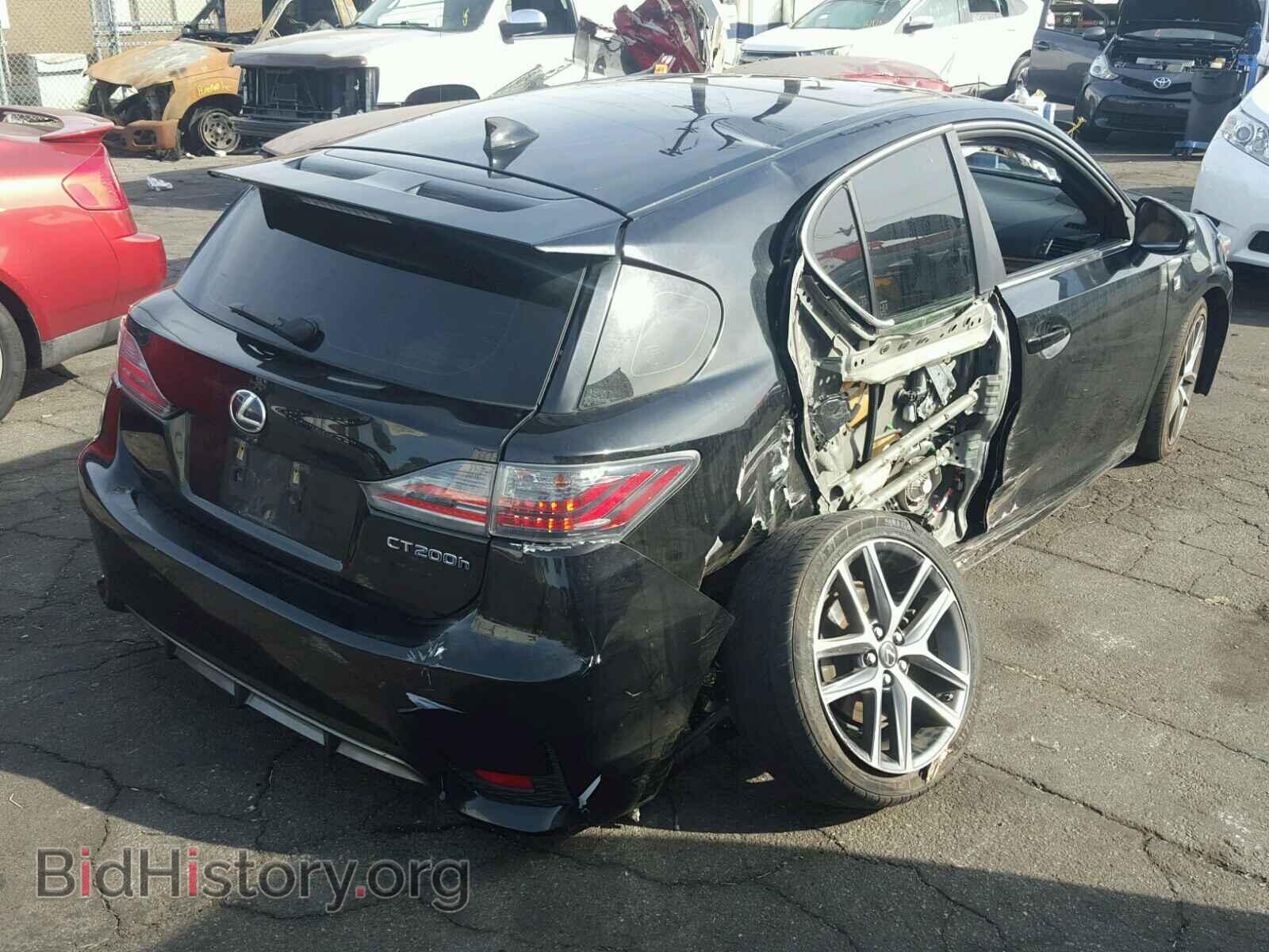 2014 LEXUS CT 200 - VIN: JTHKD5BH5E2178588 - Фото 4