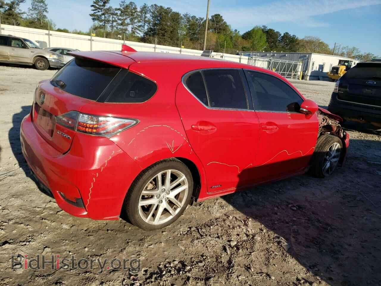 2014 LEXUS CT 200 - VIN: JTHKD5BH0E2178501 - Фото 3