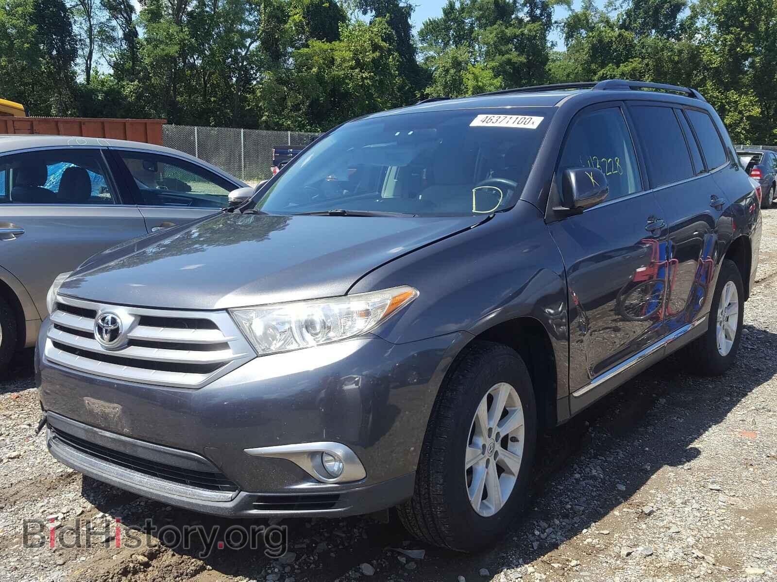 2012 TOYOTA HIGHLANDER - VIN: 5TDBK3EH5CS100602 - Фото 2