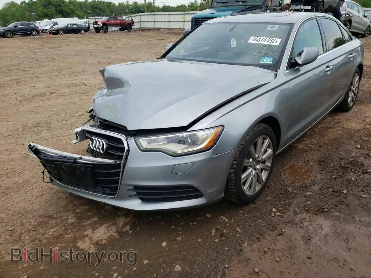 2013 AUDI A6 - VIN: WAUGFAFC8DN079444 - Фото 2