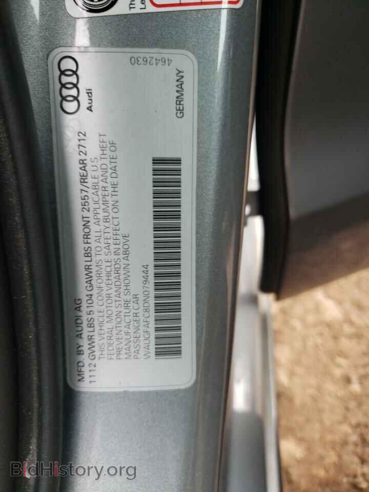 2013 AUDI A6 - VIN: WAUGFAFC8DN079444 - Фото 10