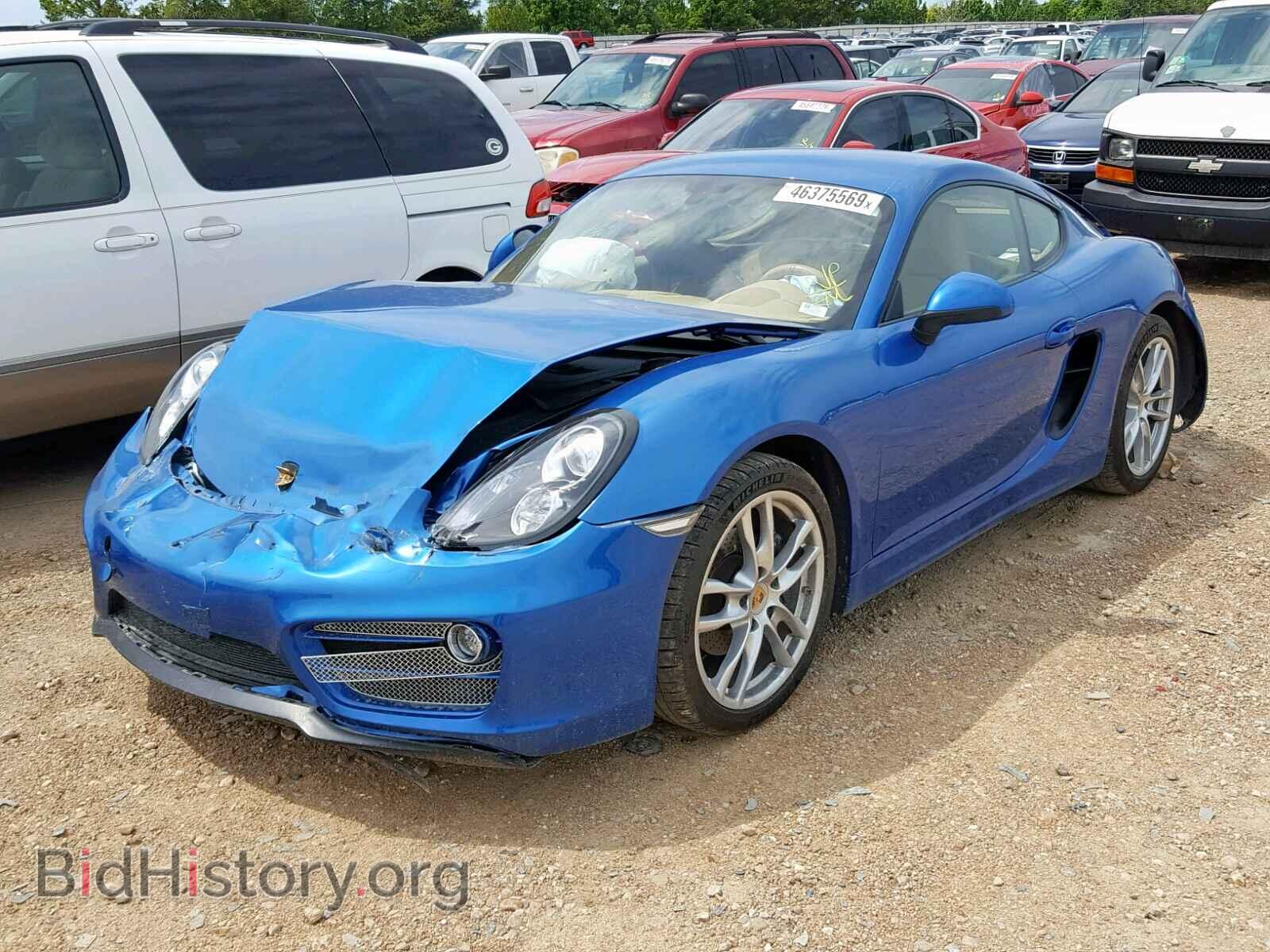2014 PORSCHE CAYMAN - VIN: WP0AA2A87EK174614 - Фото 2