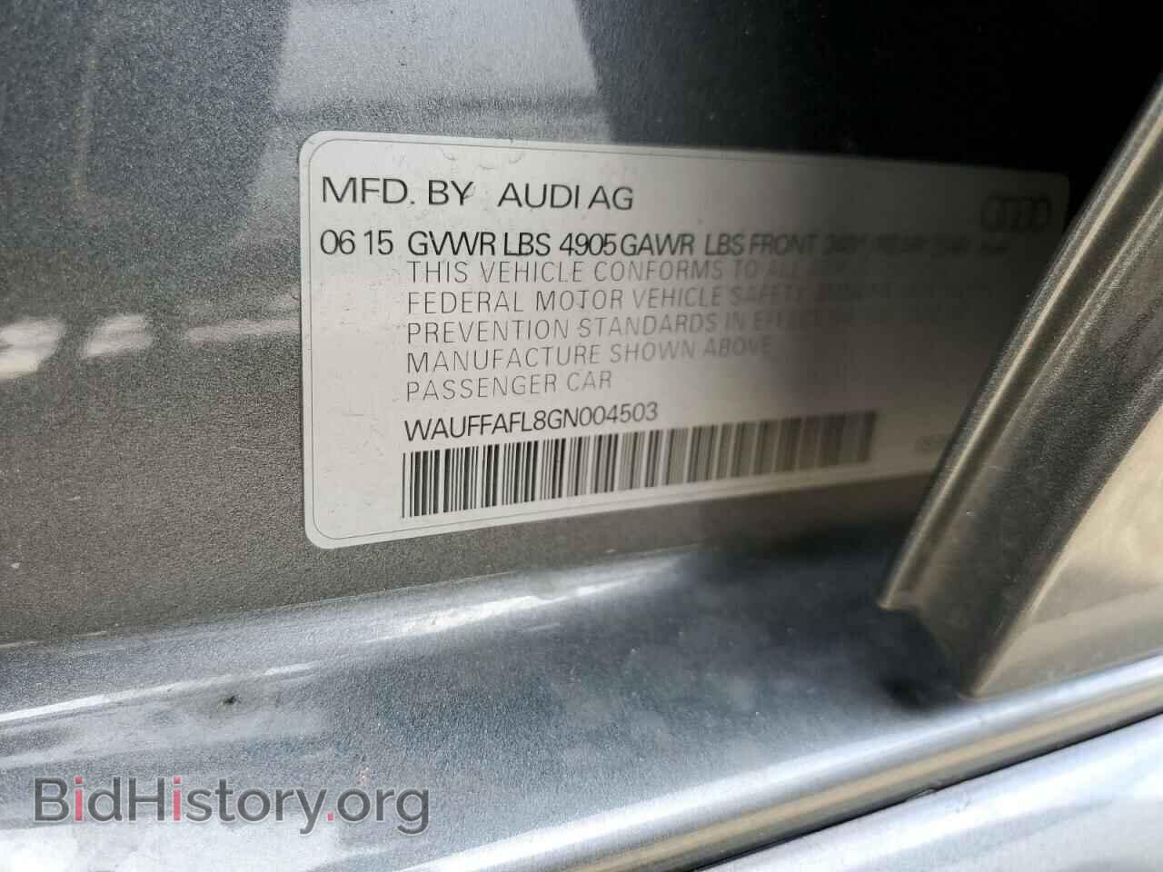 2016 AUDI A4 - VIN: WAUFFAFL8GN004503 - Photo 12