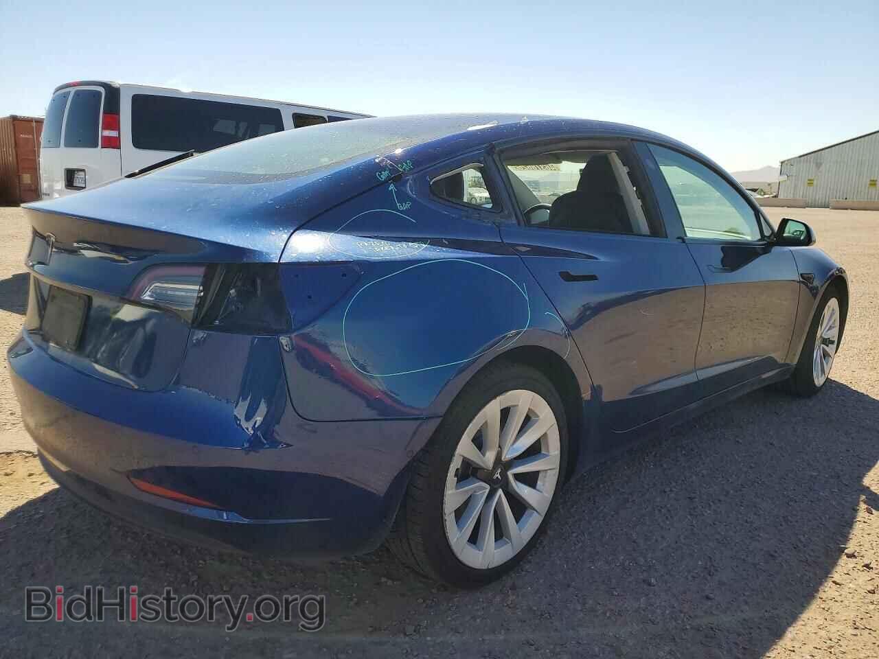 2022 TESLA MODEL 3 - VIN: 5YJ3E1EA0NF370802 - Photo 3