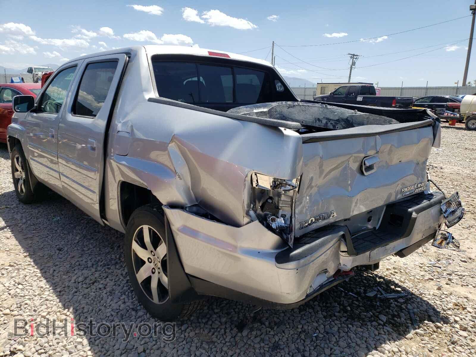 2014 HONDA RIDGELINE - VIN: 5FPYK1F62EB008633 - Фото 3