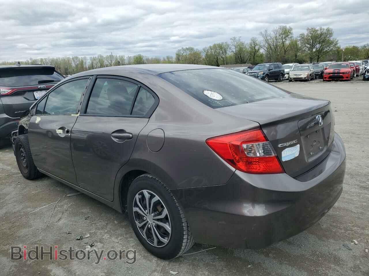 2012 HONDA CIVIC - VIN: 2HGFB2F59CH605459 - Фото 2