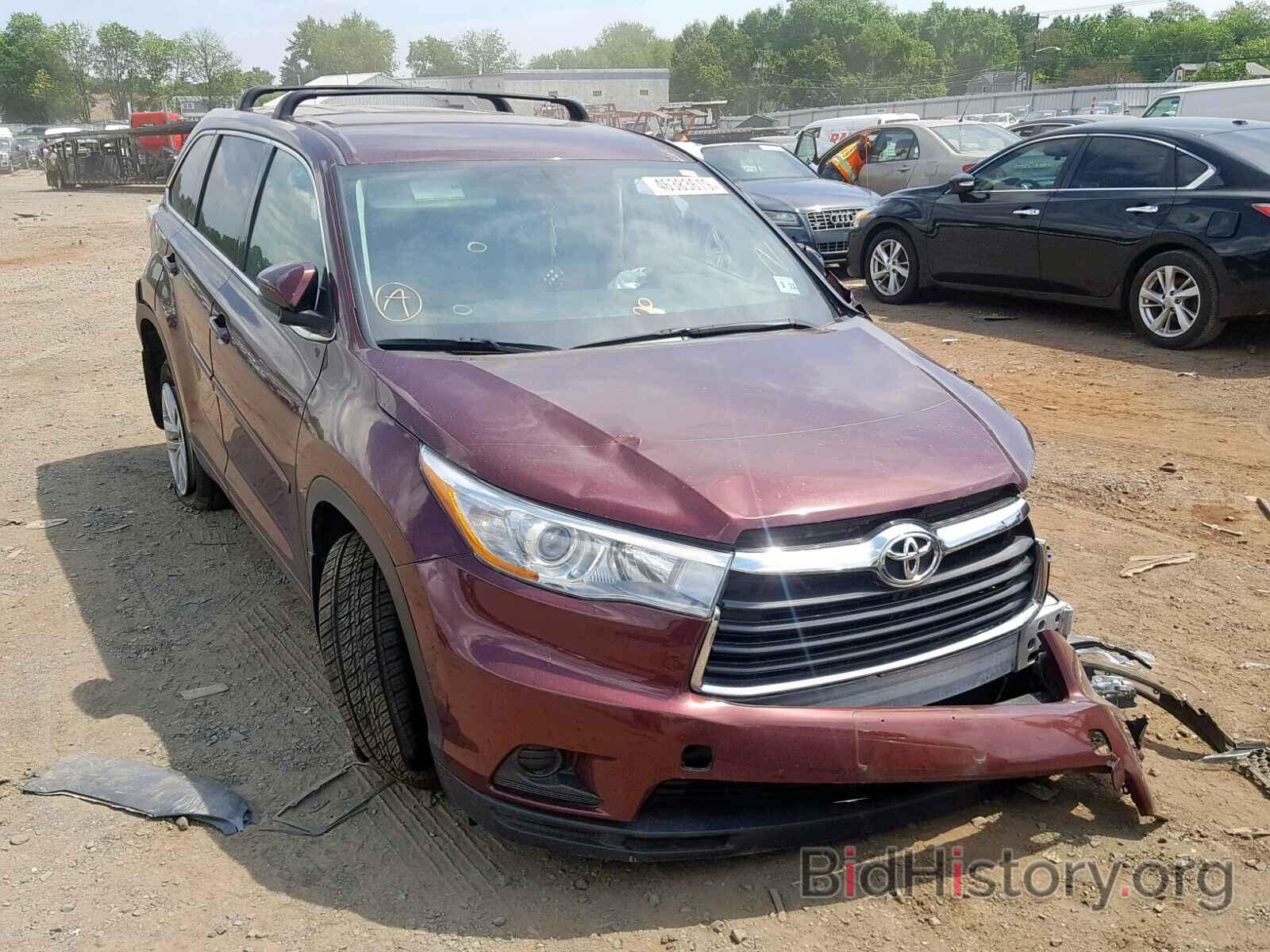 Фотография 5TDBKRFH7GS256065 - TOYOTA HIGHLANDER 2016