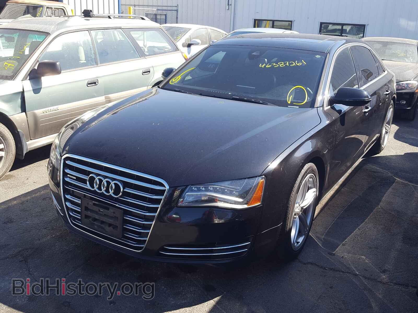 2013 AUDI A8 - VIN: WAURGAFD9DN005318 - Фото 2
