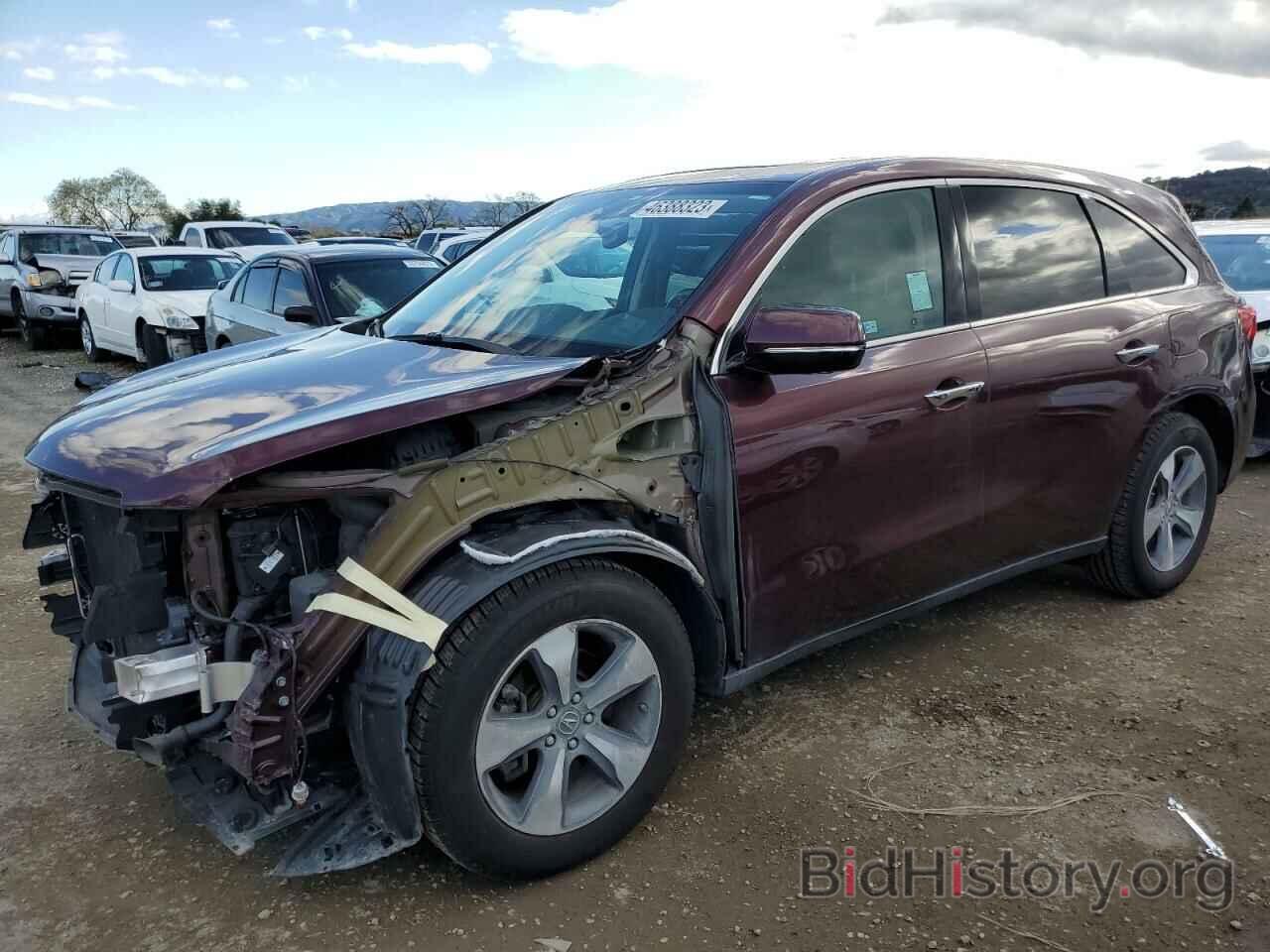 Photo 5FRYD4H29GB054010 - ACURA MDX 2016