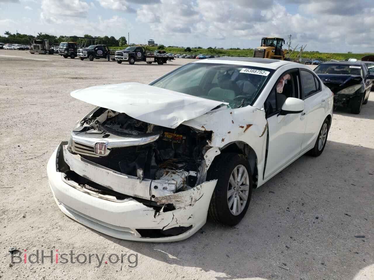 2012 HONDA CIVIC - VIN: 2HGFB2F86CH313097 - Фото 2