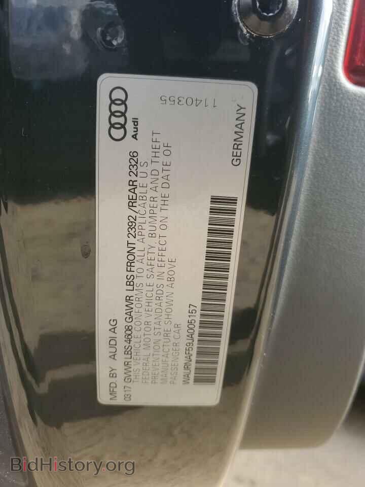 2018 AUDI A5 - VIN: WAURNAF59JA005157 - Фото 12