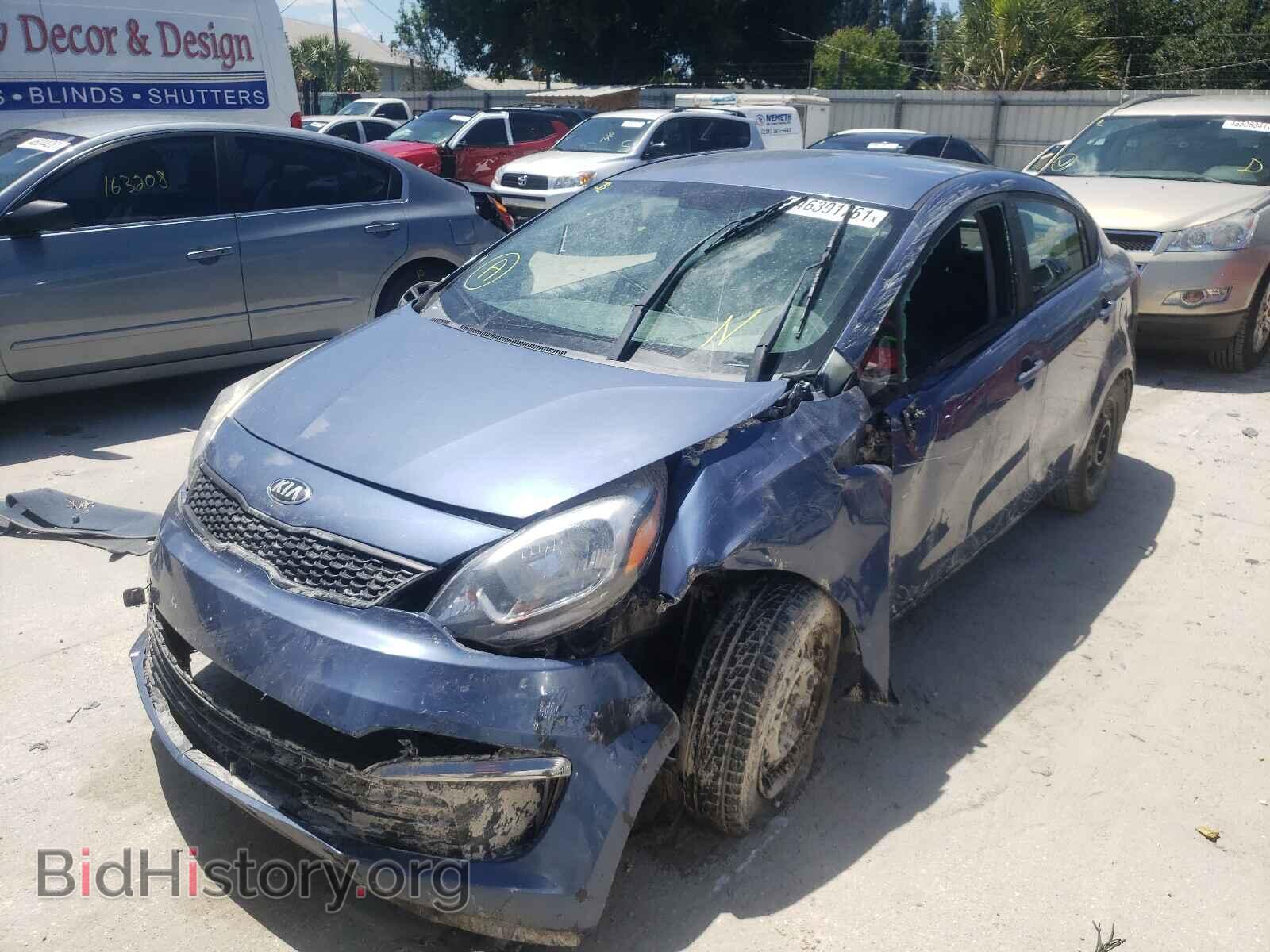 2016 KIA RIO - VIN: KNADM4A35G6693609 - Фото 2