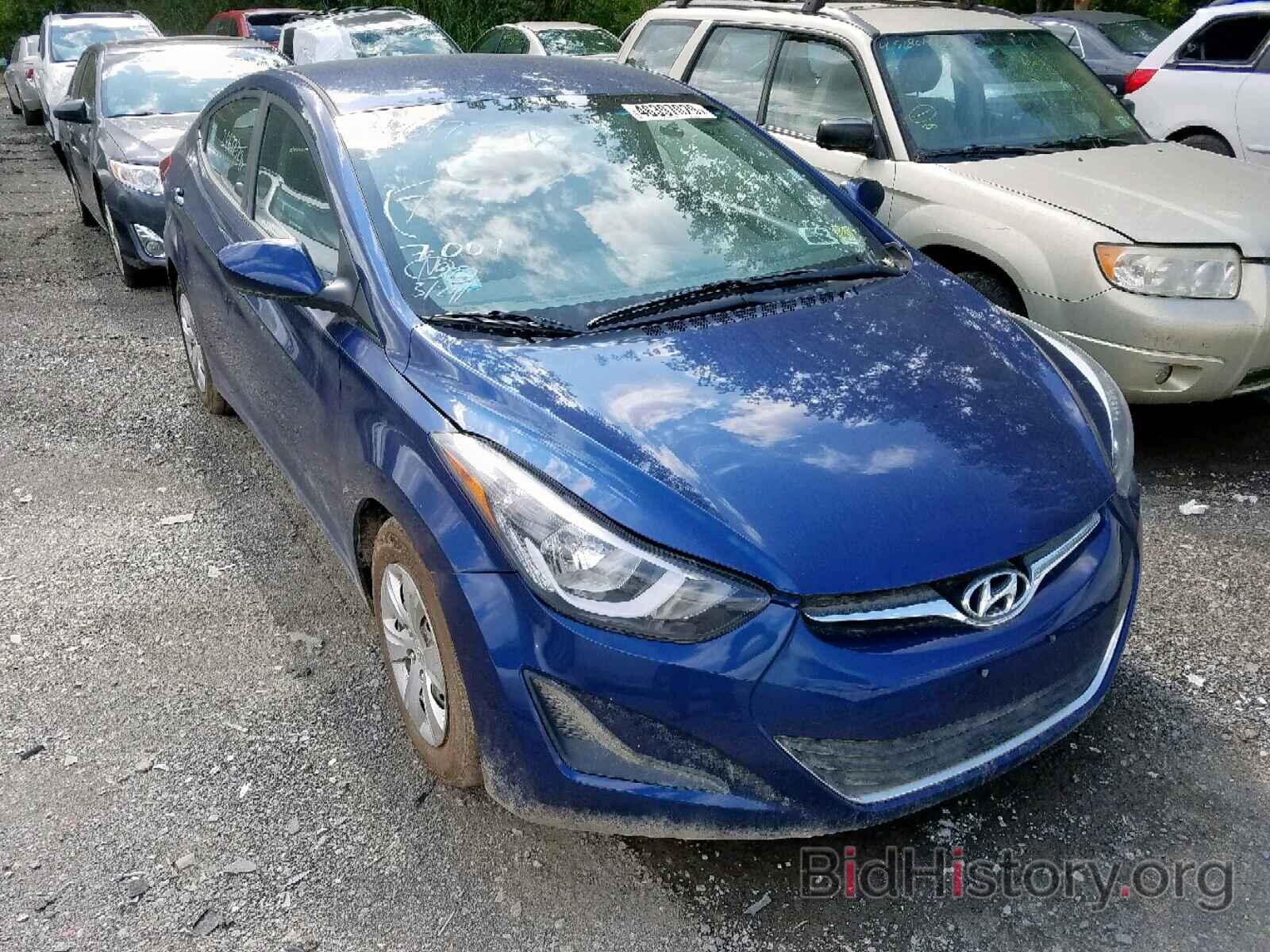 Photo 5NPDH4AE3GH714150 - HYUNDAI ELANTRA 2016