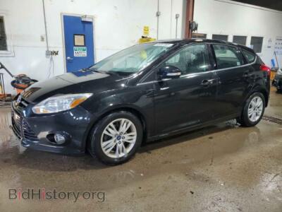 2012 Ford FOCUS SEL, black — VIN 1FAHP3M22CL343140, Copart