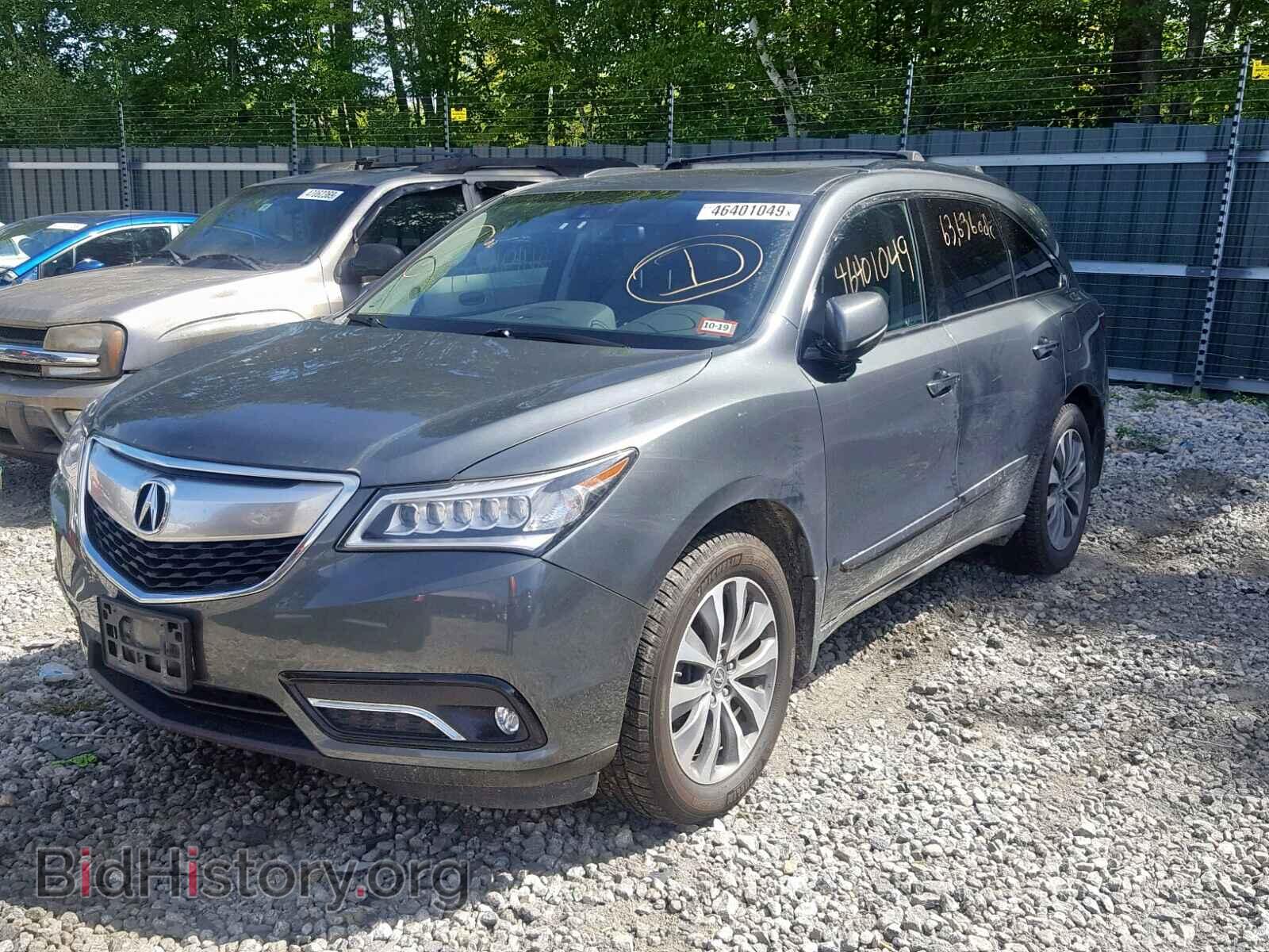 2015 ACURA MDX - VIN: 5FRYD4H48FB011858 - Фото 2