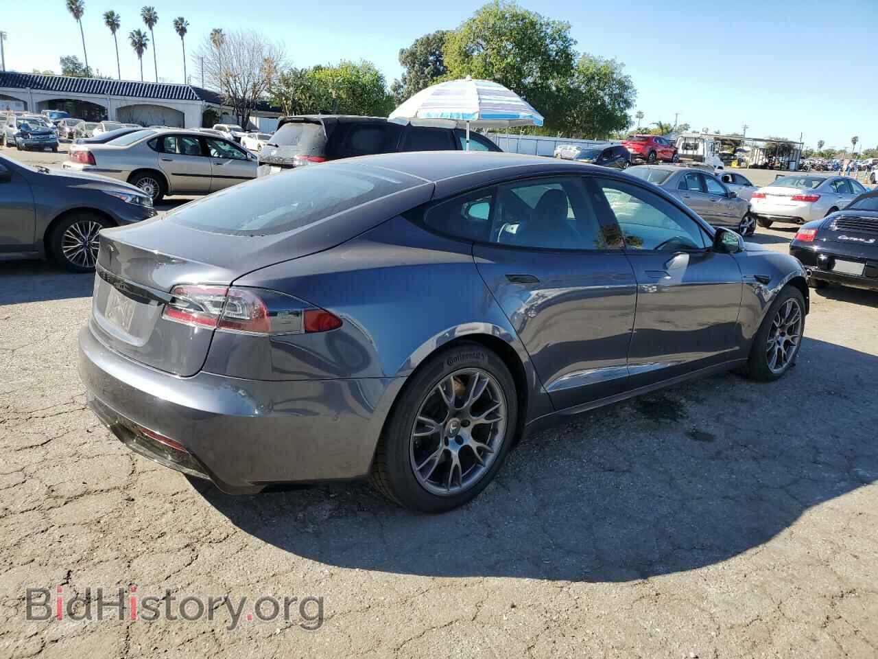 2021 TESLA MODEL S - VIN: 5YJSA1E51MF455284 - Фото 3