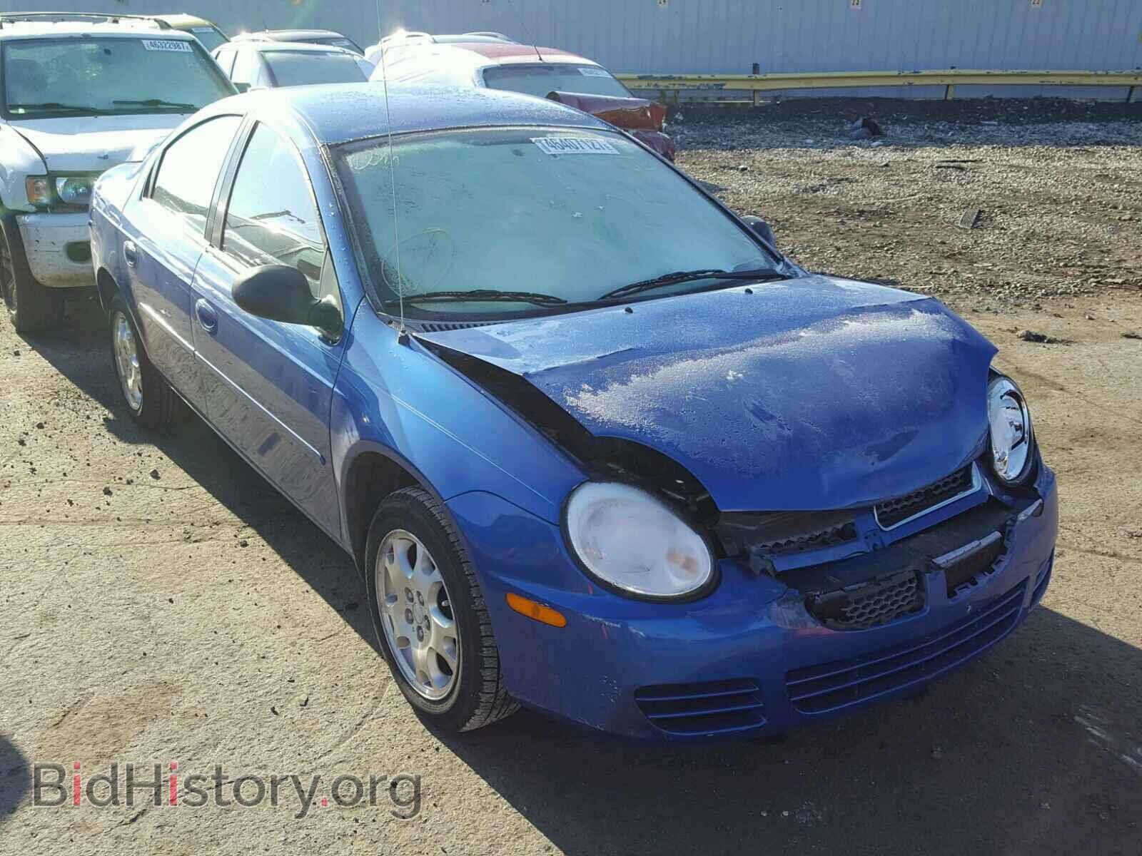 Photo 1B3ES56C45D234318 - DODGE NEON 2005