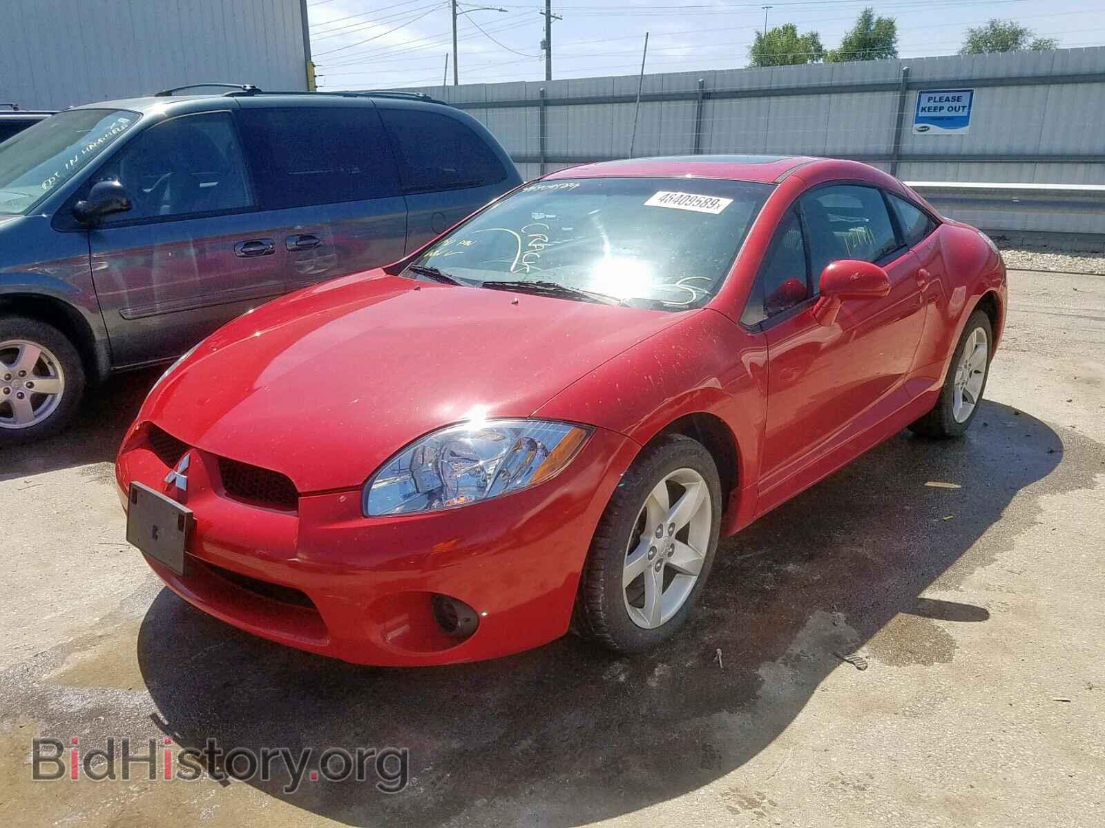 2006 MITSUBISHI ECLIPSE - VIN: 4A3AK24F76E002362 - Фото 2