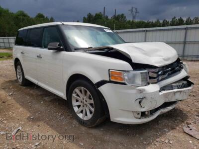 2010 Ford FLEX Flex SEL, white — VIN 2FMGK5CC8ABB29949, Copart