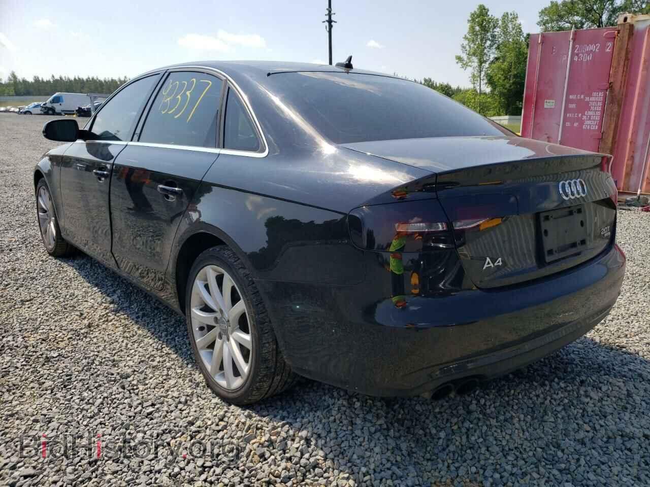 2013 AUDI A4 - VIN: WAUFFAFL2DN043065 - Photo 3
