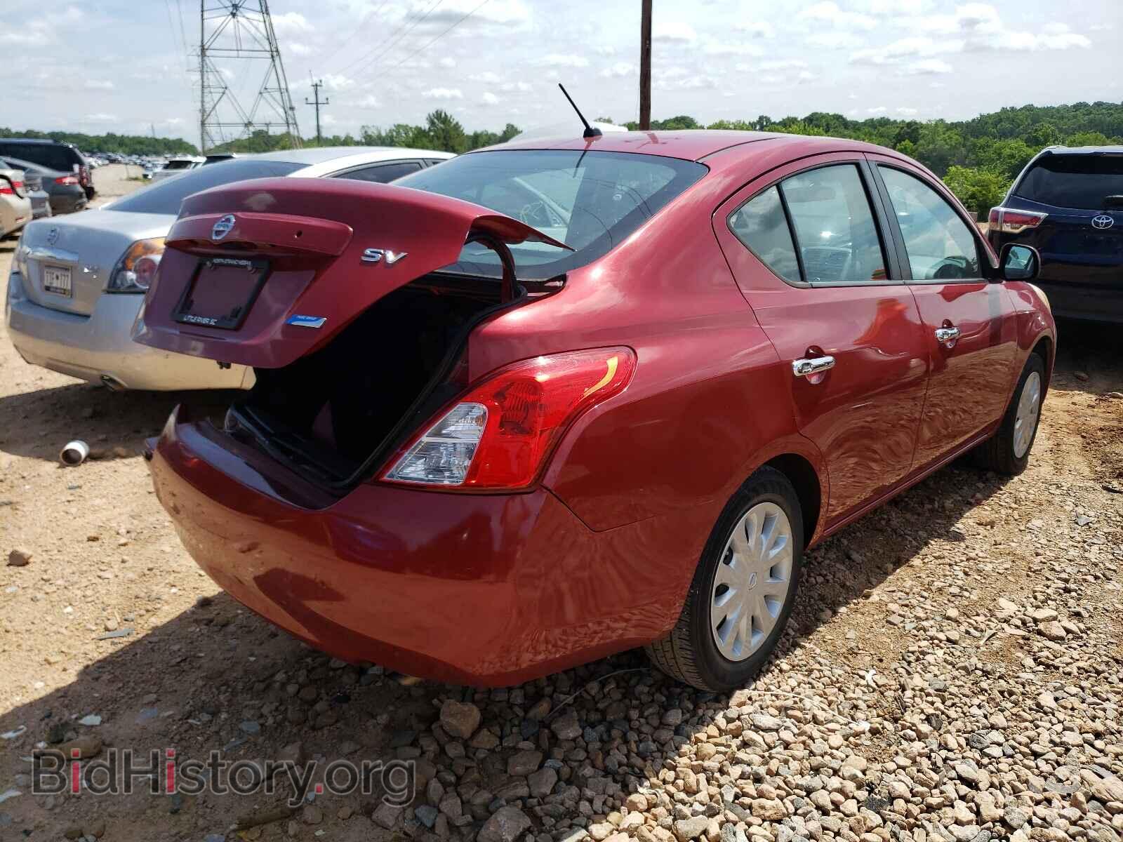 2012 NISSAN VERSA - VIN: 3N1CN7AP6CL934919 - Фото 4
