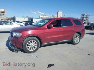 2015 Dodge DURANGO SXT, red — VIN 1C4RDHAG0FC132883, Copart