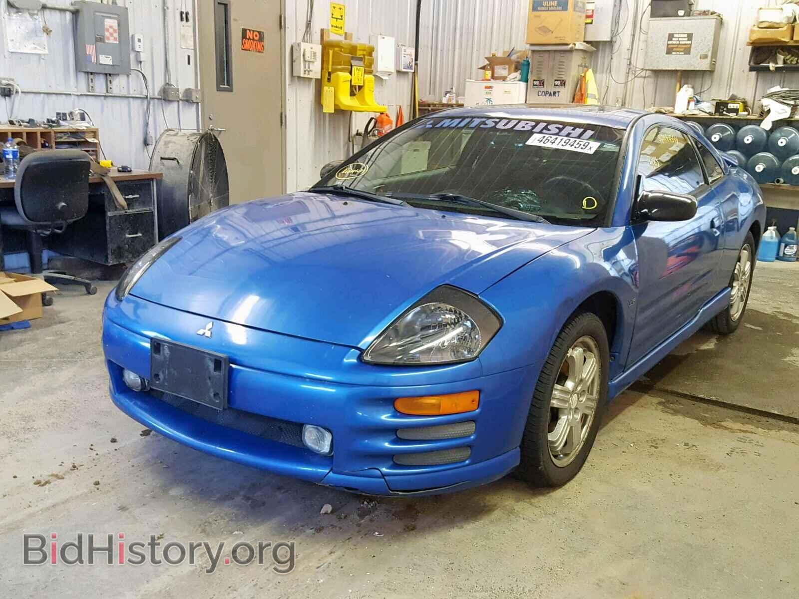 2002 MITSUBISHI ECLIPSE - VIN: 4A3AC84H32E041476 - Фото 2