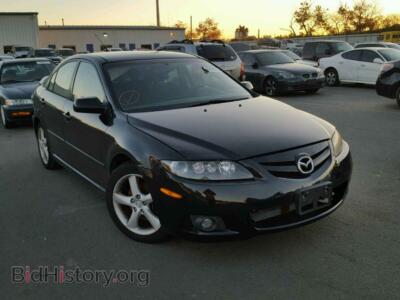 2006 Mazda 6 6 I, черный — VIN 1YVHP84C765M52003, Copart