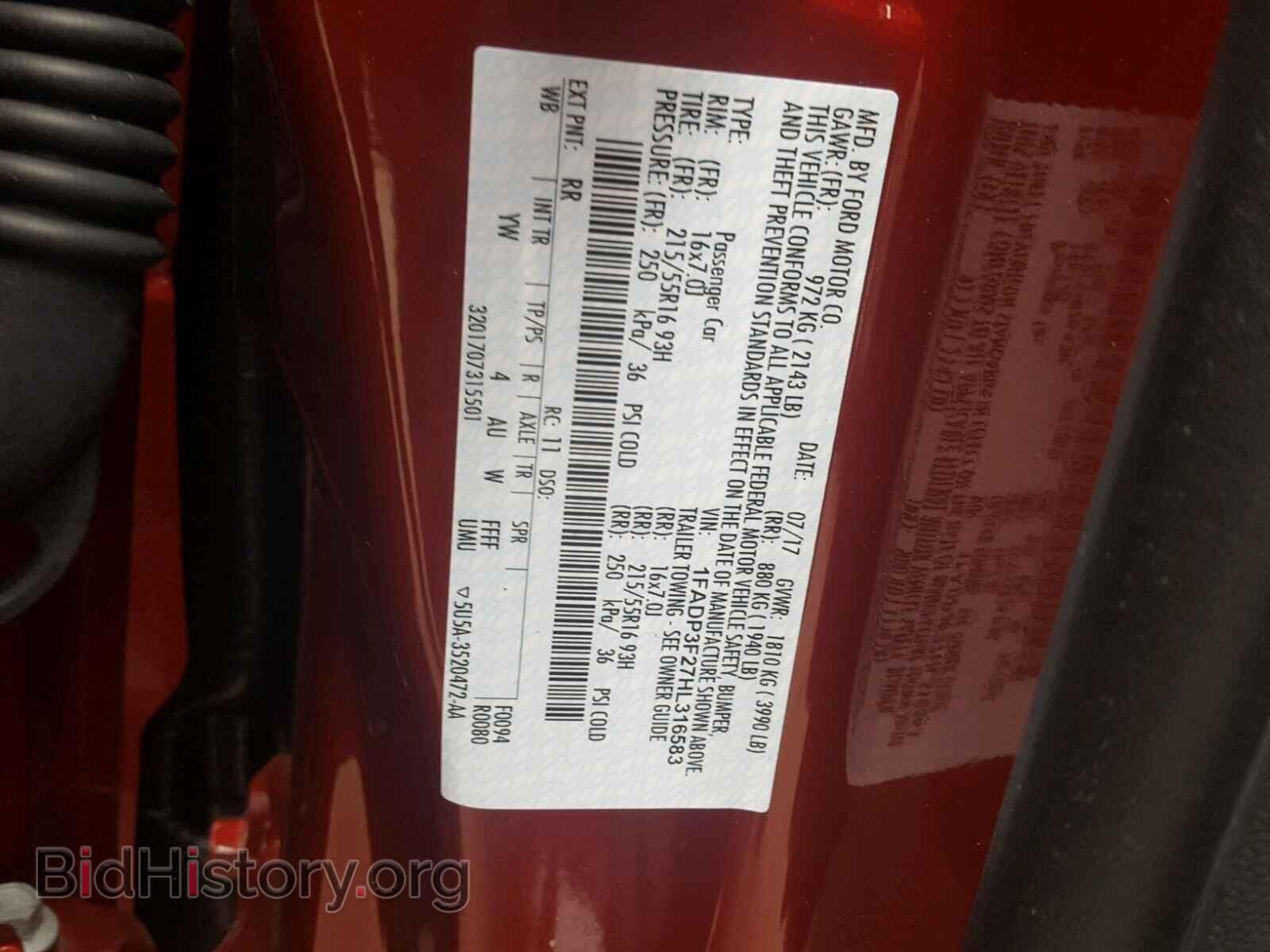 2017 FORD FOCUS - VIN: 1FADP3F27HL316583 - Photo 10