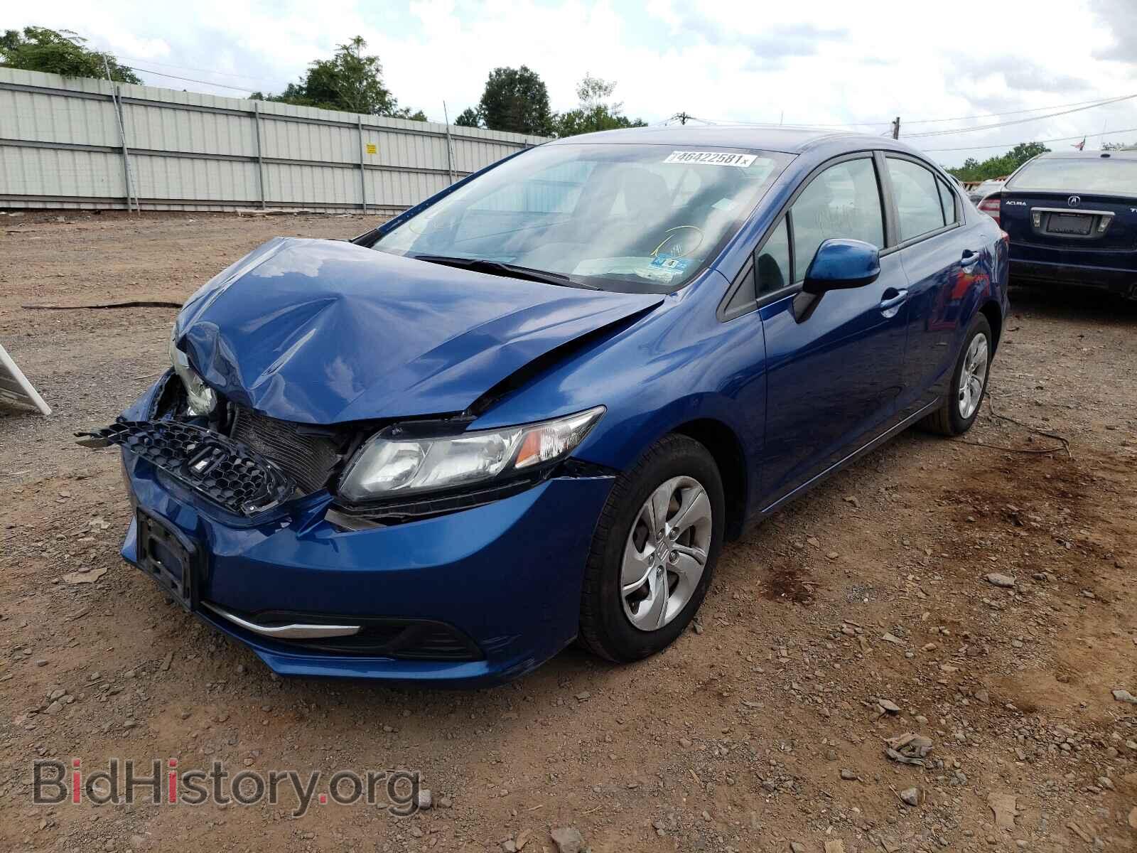 2013 HONDA CIVIC - VIN: 19XFB2F51DE215502 - Фото 2