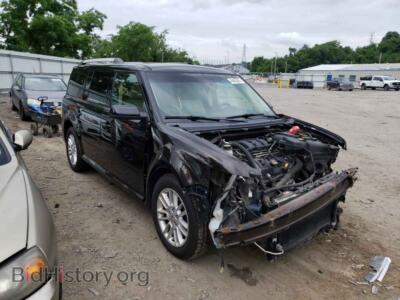 2013 Ford FLEX Flex SEL, черный — VIN 2FMHK6C80DBD28830, Copart