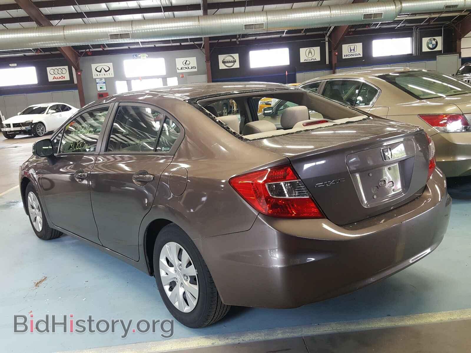 2012 HONDA CIVIC - VIN: 2HGFB2F55CH564828 - Фото 3