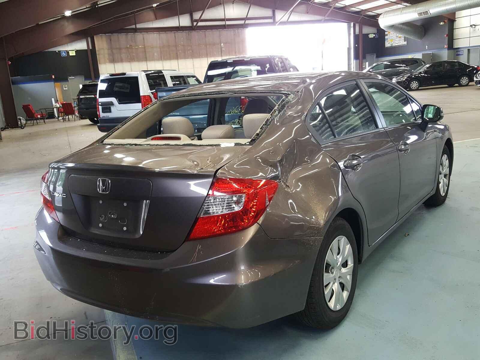 2012 HONDA CIVIC - VIN: 2HGFB2F55CH564828 - Фото 4