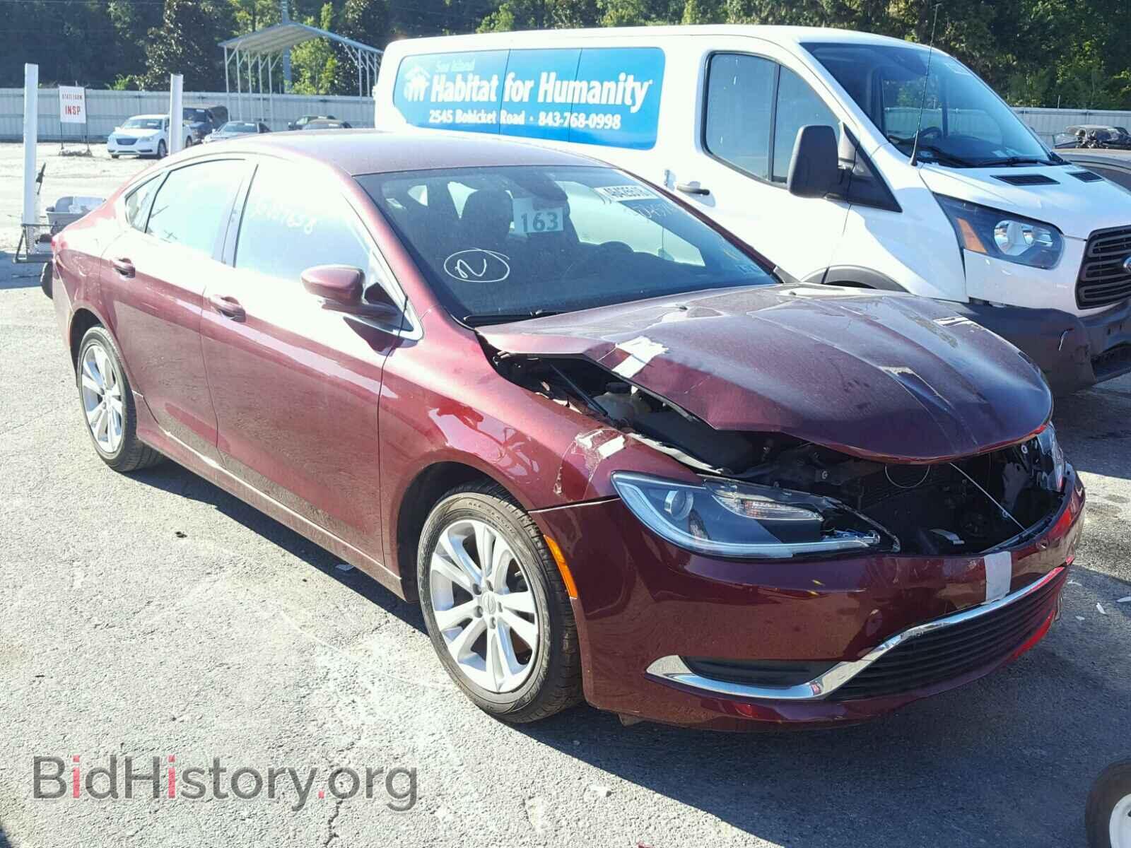 Фотография 1C3CCCAB9GN160451 - CHRYSLER 200 2016