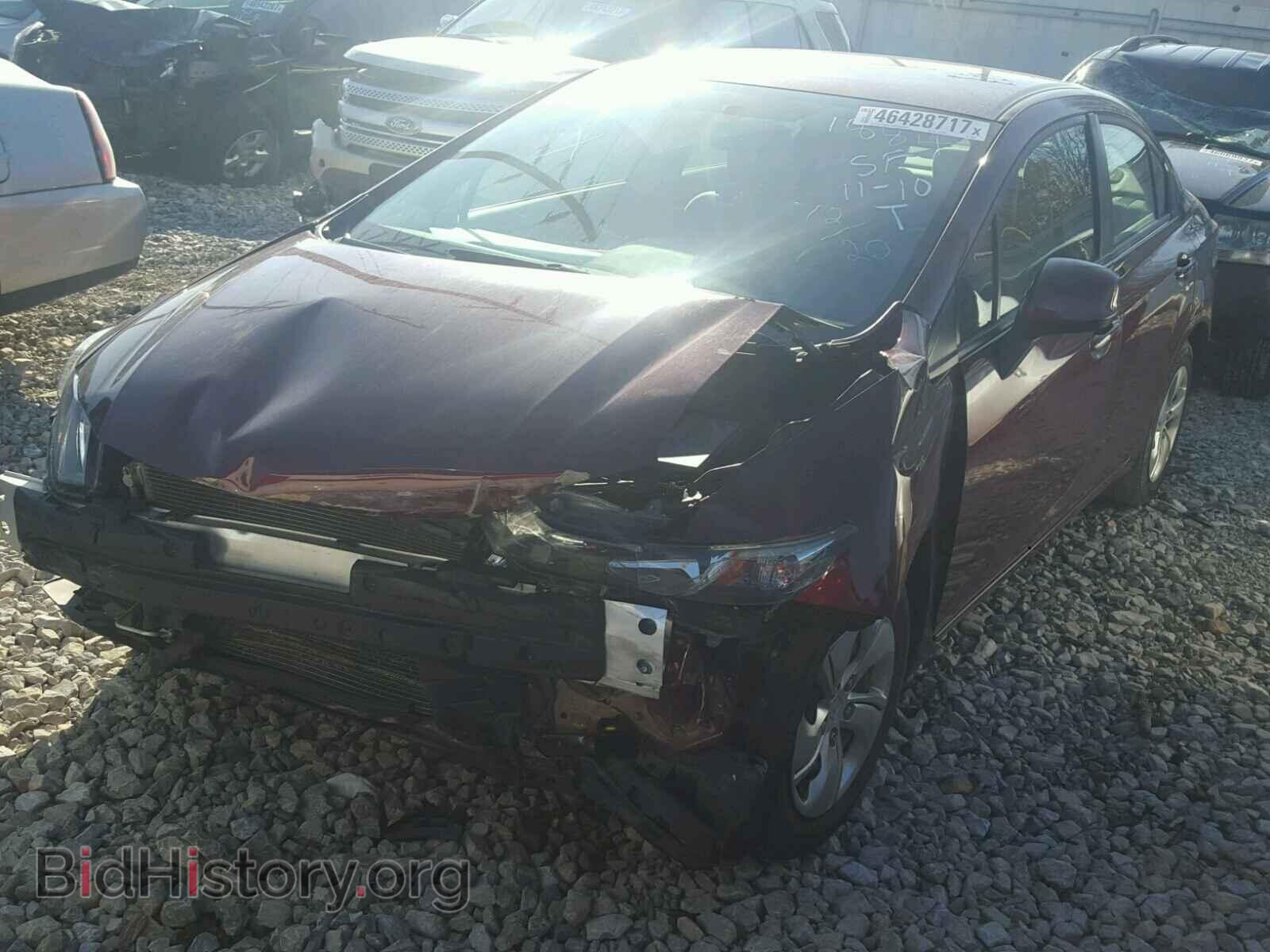 2013 HONDA CIVIC - VIN: 2HGFB2F53DH551884 - Фото 2