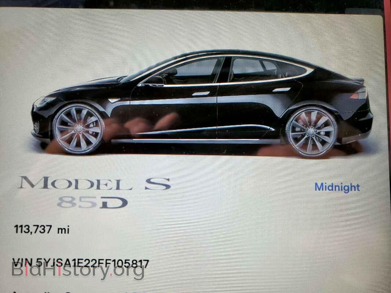 2015 TESLA MODEL S - VIN: 5YJSA1E22FF105817 - Фото 9