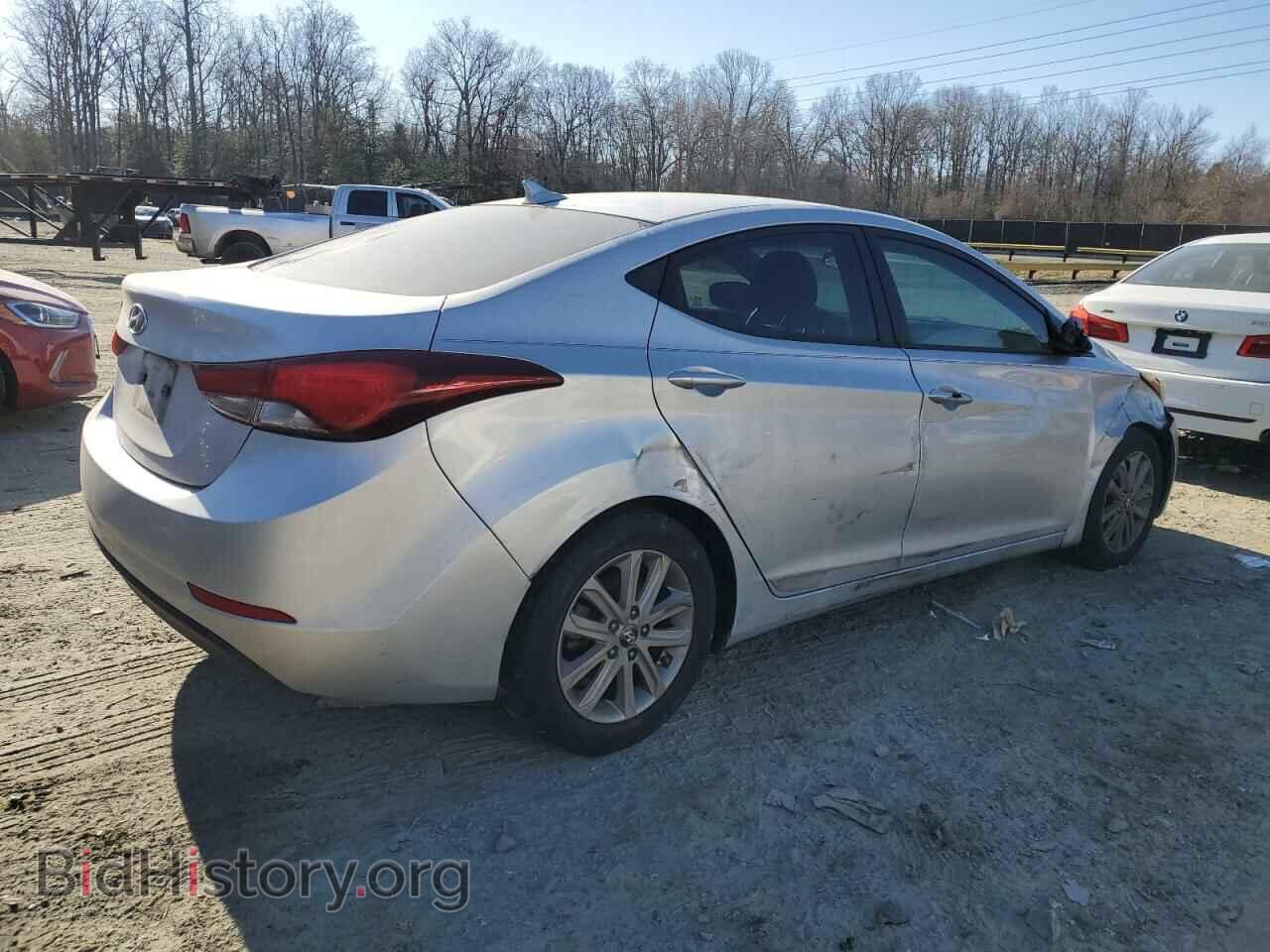 2014 HYUNDAI ELANTRA - VIN: KMHDH4AE8EU201930 - Фото 3