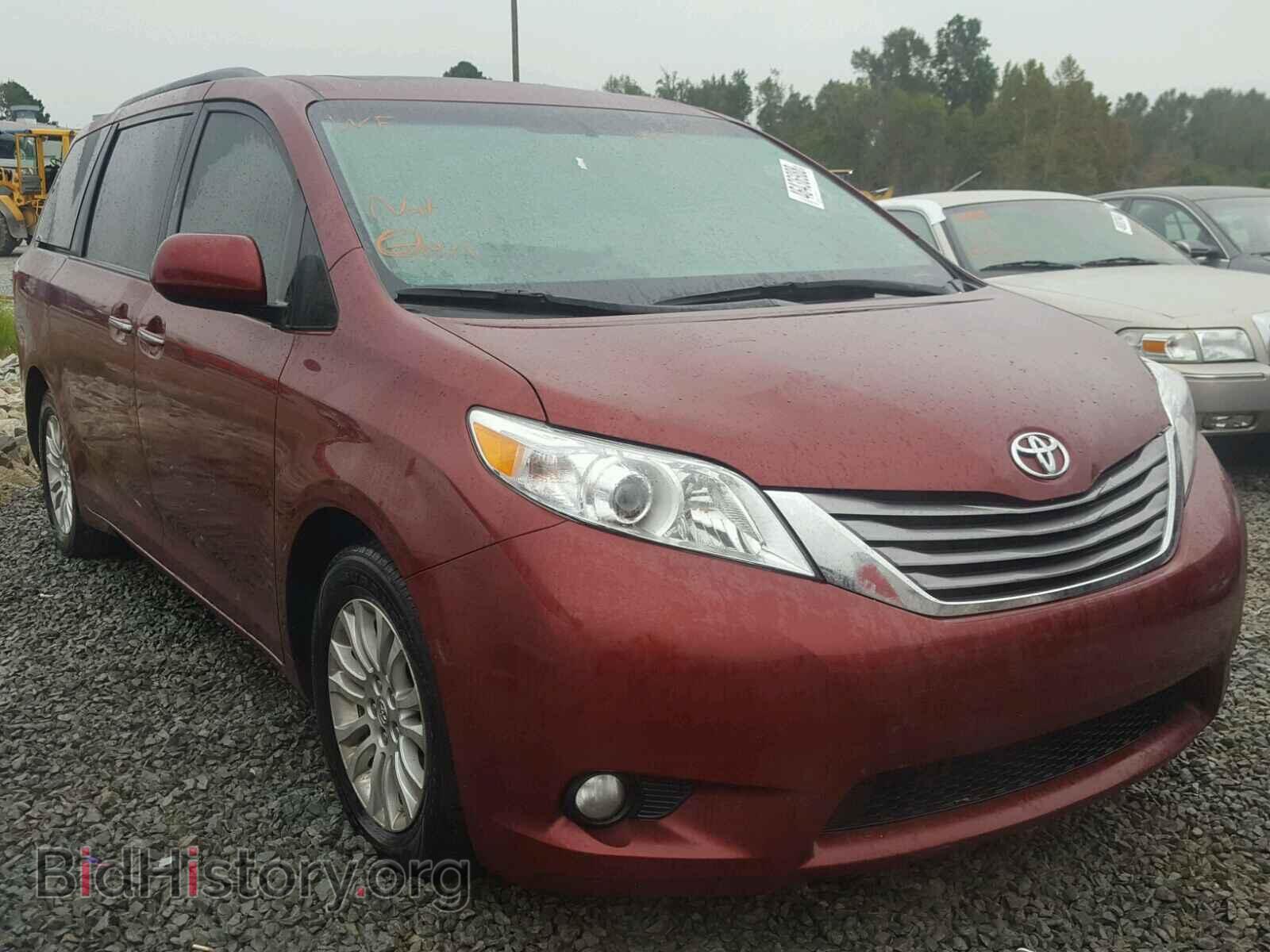 Фотография 5TDYK3DC0FS659317 - TOYOTA SIENNA XLE 2015