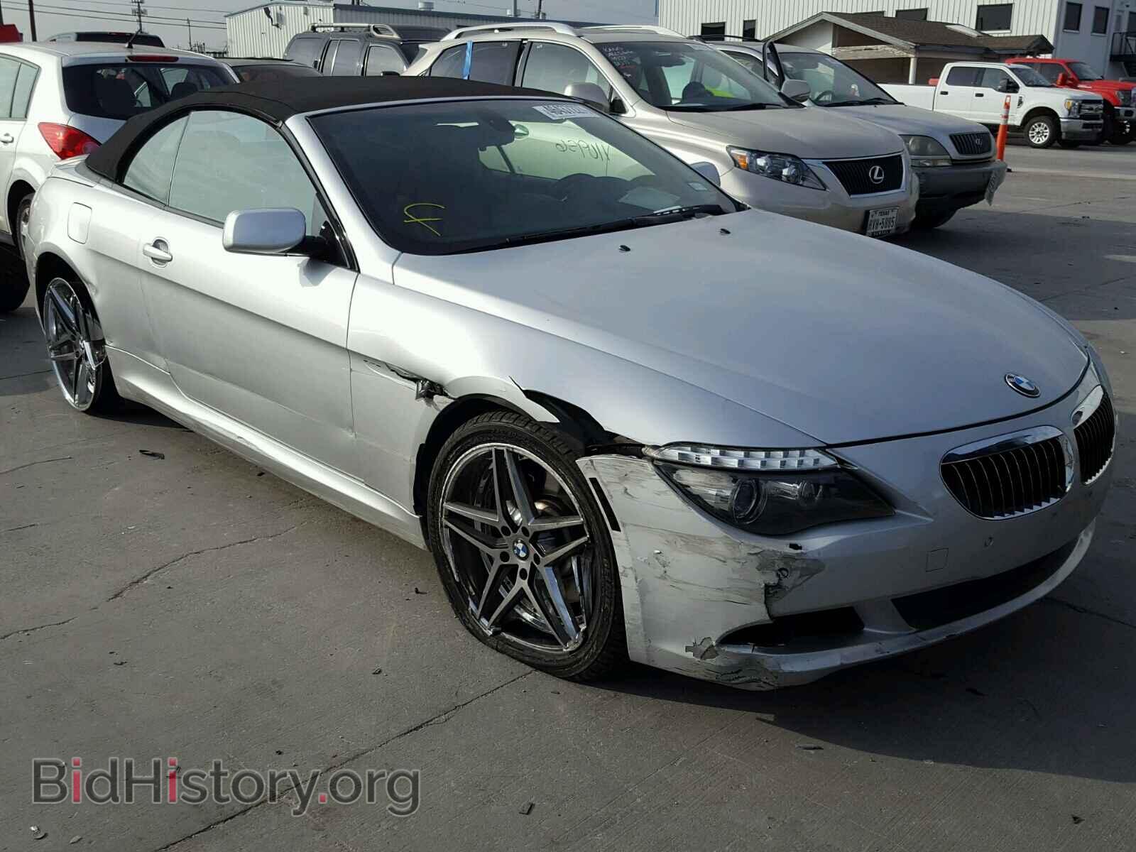 Photo WBAEB53508CX61512 - BMW 6 SERIES 2008