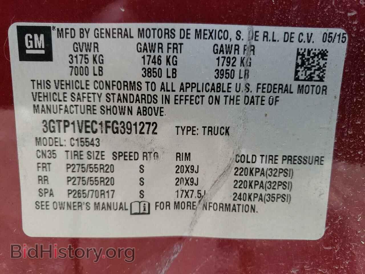 2015 GMC SIERRA - VIN: 3GTP1VEC1FG391272 - Фото 13