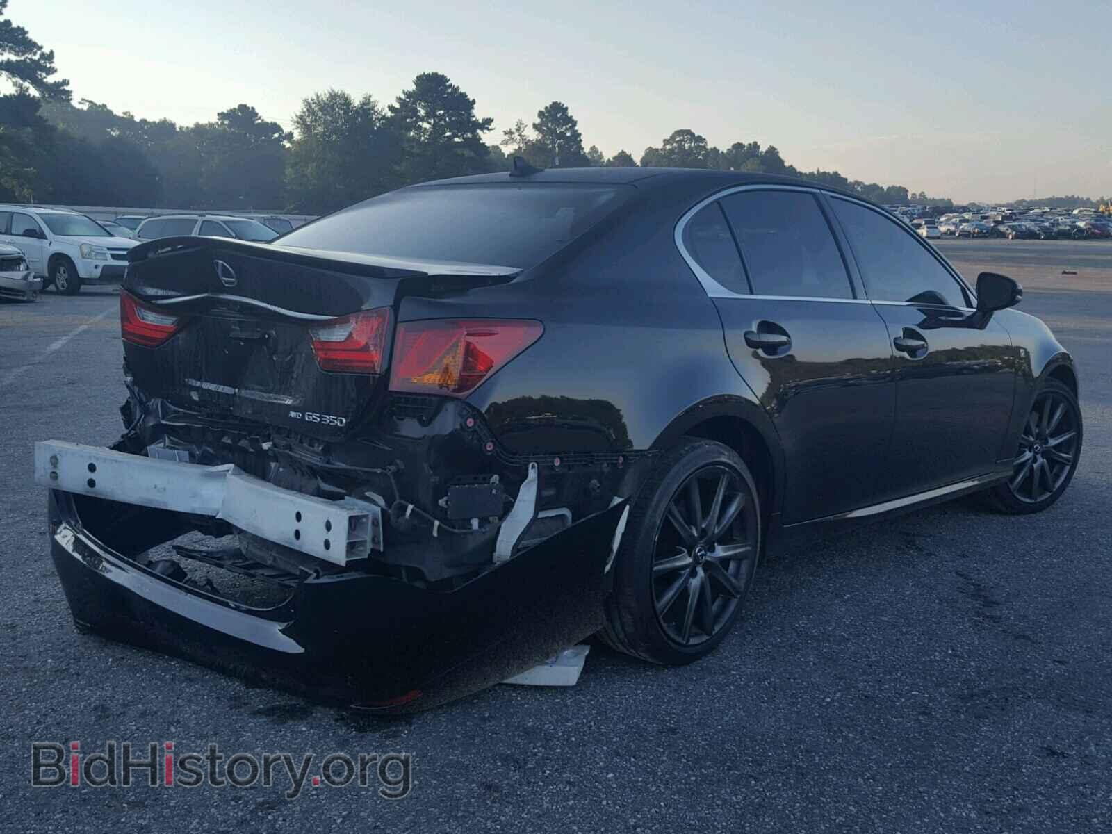 2013 LEXUS GS350 - VIN: JTHCE1BL7D5011595 - Фото 4